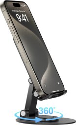Podstawka WiWU WiWU - Regulowana i obracana aluminiowa podstawka pod telefon/tablet ZM011