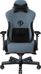 Fotel Anda Seat Fotel gamingowy materiałowy do biura T-Pro 2 niebieski XL Anda Seat obrotowy