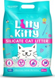 Żwirek dla kota LITTY KITTY LITTY KITTY - Silicate Cat Litter Żwirek silikatowy dla Kota 3,8L