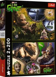 Trefl Puzzle Marvel Ja jestem Groot 2x200 elementów