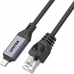  Unitek Unitek Kabel Ethernet USB C RJ-45 LAN, przewód sieciowy, 2m