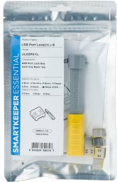 Smartkeeper SmartKeeper Basic "USB-A Port" Blocker gelb       6 Stk.+Key