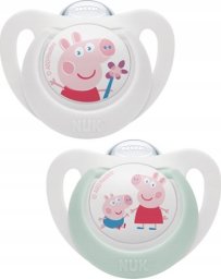 NUK smoczek Peppa Pig Star 18-36 M. 2 szt.