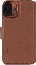 Decoded Decoded Leather Detachable Wallet, tan - iPhone 16 Plus