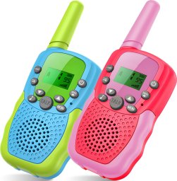  Retoo WALKIE TALKIE DLA DZIECI KRÓTKOFALÓWKA ZESTAW 2SZT ŁOKI TOKI LATARKA DUŻY ZASIĘG