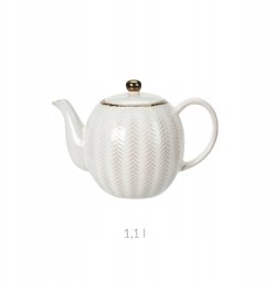 London Durable Porcelain Czajniczek do herbaty z kamionki DUNE, 1,1 l