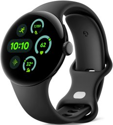 Smartwatch Pixel Watch 3 41mm Czarny  (GA05757-DE)
