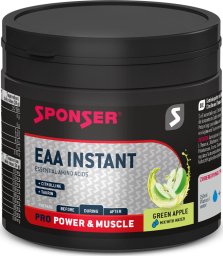 Sponser Aminokwasy SPONSER AMINO EAA INSTANT Zielone Jabłko Puszka 300g (NEW 2025)