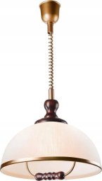 Lampa wisząca Lamkur Lamkur Ramona 47492 lampa wisząca zwis 1x60W E27 biała/sosna