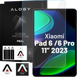  Alogy Szkło hartowane do Xiaomi Pad 6 / 6 Pro 11" 2023 ochronne szkiełko na tablet ekran 9H Alogy Pro+