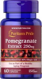 Puritans Pride Puritan's Pride - Ekstrakt z Granatu, 250mg, 60 kapsułek