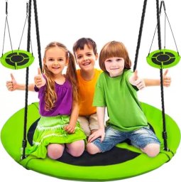 Huśtawka GIGI TOYS DUŻA HUŚTAWKA OGRODOWA - BOCIANIE GNIAZDO - 100cm / 150kg