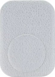 Hello Case 2 SZTUKI BLASZEK NA TELEFON SMARTFON DO UCHWYTU MAGNETYCZNEGO SREBRNE