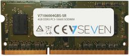 Pamięć do laptopa V7 SODIMM, DDR3, 4 GB, 1333 MHz, CL9 (V7106004GBS-SR)