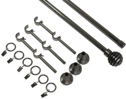 Domoletti DOUBLE CURTAIN RAIL SET 300CM D16 4772013155720