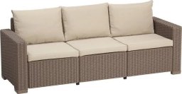 Keter Keter Darza divans trisvietigs California 3 Seater Sofa bēšs 8711245158136