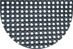 kontrast Wycieraczka ażurowa z gumy PLASTER MIODU 45x75 20mm półokrągła