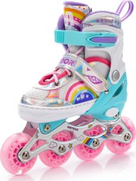 Rolki Meteor Rolki 4w1 Meteor Rainbow XS 25-28 Uniwersalny