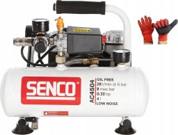 Sprężarka SENCO Silent air compressor 4 l, AC4504, SENCO