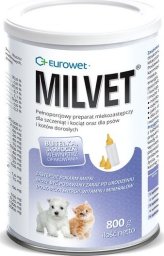 EUROWET Milvet Preparat mlekozastępczy dla szczeniąt i kociąt 800g