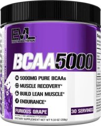 7NUTRITION EVLution Nutrition - BCAA 5000, Furious Grape, Proszek, 258g