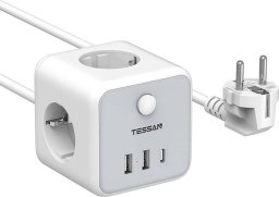 Listwa zasilająca Tessan Listwa zasilająca TESSAN TS-301-C-GR