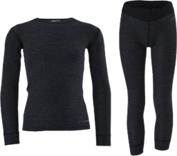 Craft Dziecięcy Zestaw bielizny termoaktywnej CORE WOOL MERINO SET JR