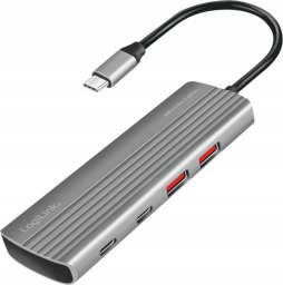  LogiLink LogiLink USB 3.2 Gen2 Hub 7+1-Port aluminium