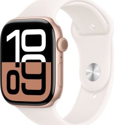 Smartwatch Apple Watch 10 GPS + Cellular 42mm Rose Gold Alu S/M Różowy  (MWX93QF/A)