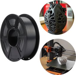 Sunlu FILAMENT PLA+ SUNLU 1,75 MM 1000 G CZARNY DO DRUKAREK 3D ULEPSZONA WERSJA