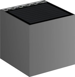 Kinkiet Viking venkovní solární LED světlo SR32