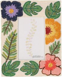 Ramka NPC Polska Rituali Domestici Mille306Perline Ramka na zdjęcia koraliki bawełna 10x15 cm kolorowa
