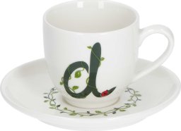 NPC Polska La Porcellana Bianca Filiżanka ze spodkiem 90 ml litera D