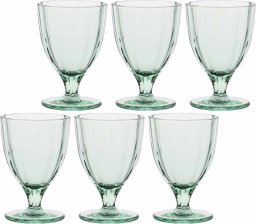 NPC Polska Rose&Tulipani Zestaw 6 kieliszków Amami 300 ml jasnozielony