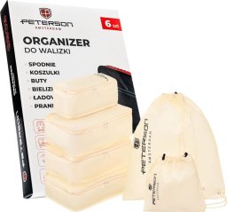 Peterson Zestaw organizerów podróżnych do walizki - Peterson NoSize