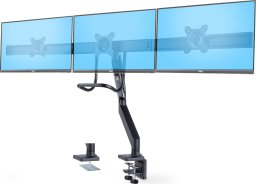  StarTech StarTech 3M1A3SG-MONITOR-ARM uchwyt / stojak do monitorów 68,6 cm (27") Biurko Czarny, Srebrny