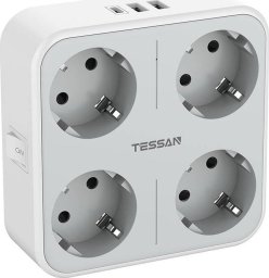 Tessan Gniazdko ścienne Tessan TS-302-DE-C