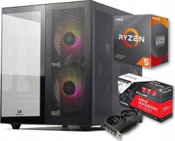 Komputer BSG Striker Ryzen 5 16GB DDR4 1TB NVMe Radeon RX 6600 Windows 11 Pro