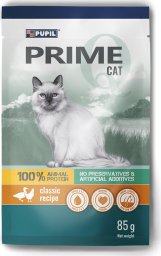 PUPIL Prime Karma mokra dla kota PUPIL Prime bogata w drób z kaczką saszetka 85 g