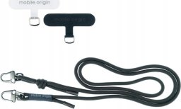 Mobile Origin Lanyard rope 6 mm, Black, 82 - 163cm