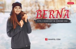 Reis BERNA - Kurtka damska ochronna ocieplana zamek błyskawiczny napy stójka odsuwany kaptur z polarową podszewką 100% poliester powlekany PCV 150 g/m2 S