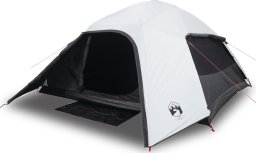 Namiot turystyczny vidaXL Namiot turystyczny, 4-os., biały, zaciemniany, wodoszczelny