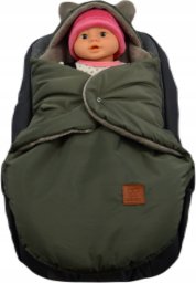 Culbags ŚPIWOREK MYSZKA NOSIDŁO FOTELIK WÓZEK ORTALION KHAKI MINKY LATTE