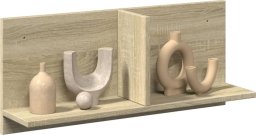 vidaXL Półka ścienna, 70x16,5x30 cm, dąb sonoma
