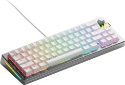 Klawiatura Glorious PC Gaming Race Glorious GMMK 3 Pro HE 65 % Custom Gaming-Tastatur - Pre-Built, ANSI (US), Fox HE Switches, silber