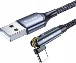 Kabel USB Essager Kabel USB-A 3w1 EXCCXT-WX0G USB-C/Lightning/Micro 15W 1m (szary)