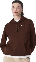 Champion Bluza damska Champion Hooded brązowa 117530 MS524 S
