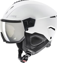 Uvex Kask z przyłbicą szybą Uvex Instinct Visor White Black Mat 2023 53-56 cm