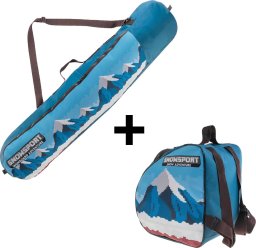 Snowsport Zestaw dla dzieci Pokrowiec Snowsport Snowboard Bag SnowCraft 6in1 133cm+ Pokrowiec na buty Snowsport Boot Bag SnowCraft