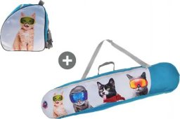 Snowsport Zestaw dla dzieci Pokrowiec Snowsport Snowboard Bag Cats 6in1 118cm + Pokrowiec na buty Boot Bag Cats